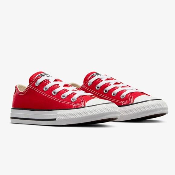 CONVERSE Converse Chuck Taylor All Star Low Top Sneakers Shoes Red Kids US 13 - Picture 1 of 13